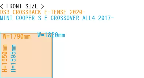#DS3 CROSSBACK E-TENSE 2020- + MINI COOPER S E CROSSOVER ALL4 2017-